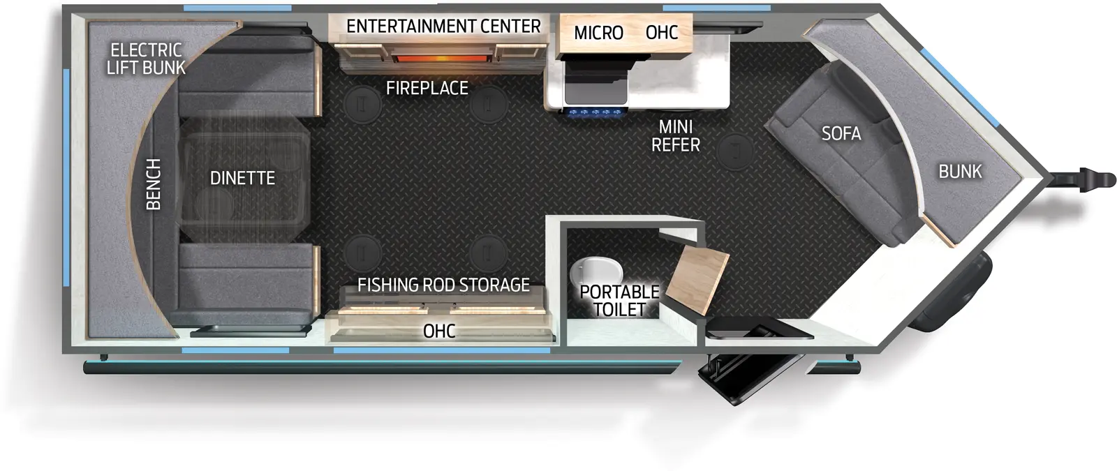 Grey Wolf 16HUT Floorplan